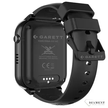 Smartwatch dziecięcy Garett Kids Essa GO 4G czarny zawieszany na szyję TikTok WhatsApp. Smartwatch dla dziecka  z Tiktokiem. Zegarek dla dziecka. Zegarek dziecięcy z możliwością dzwonienia. Smartwatch dziecięcy na prezent.2.webp